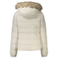 White Polyester Women's Jacket