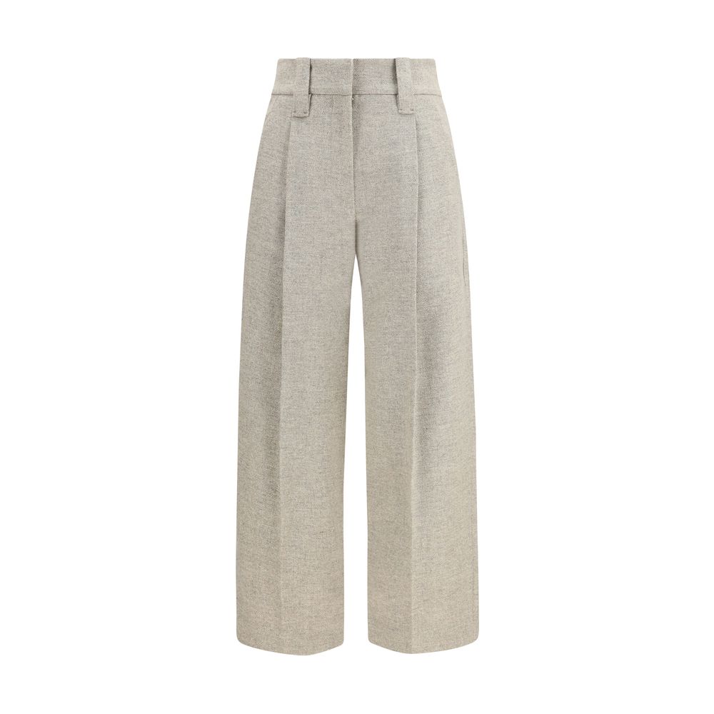 Beige Wool Oves Aries Dress Pants