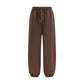 Brown Cotton Joggers (Workout Pants)