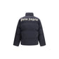 Black Polyamide Full-Length Jacket