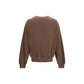 Brown Cotton Sweatshirt
