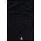Black Viscose Shortsleeve Shirt