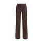 Brown Cotton Jeans Denim