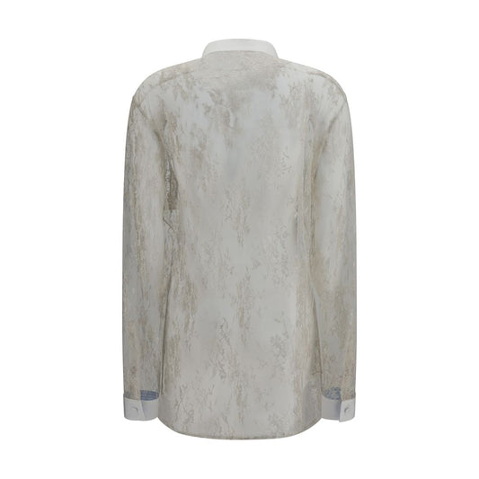 Beige Polyamide Blouse