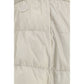 Beige Nylon Midi Skirt
