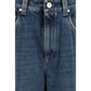 Blue Cotton Relaxed Fit Jeans