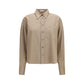 Beige Denim Shirt