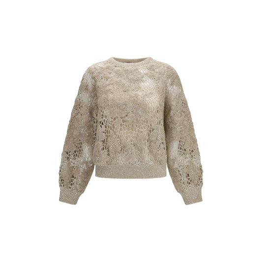 Beige Mohair Sweatshirt