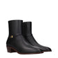 Black Leather Ankle Boots