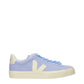 Purple Leather Low Top Sneakers