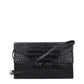 Black Leather Clutch Bag