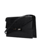 Black Leather Clutch Bag