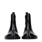 Black Leather Ankle Boots