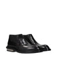 Black Leather Ankle Boots