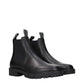 Black Leather Ankle Boots
