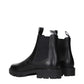 Black Leather Ankle Boots