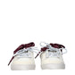 Beige Leather Sneakers