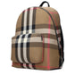 Beige Fabric Backpack