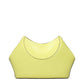 Yellow Leather Clutch Bag