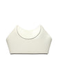 Beige Leather Clutch Bag