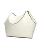 Beige Leather Clutch Bag