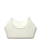 Beige Leather Clutch Bag