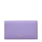 Purple Leather Clutch Bag