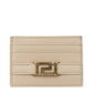 Beige Leather Cardholder