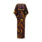 Multicolor Silk Casual Dress