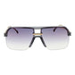 Gray Metal Sunglasses