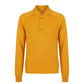 Orange Silk Men Sweater