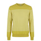 Green Cotton Men's Sweater