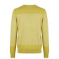 Green Cotton Men's Sweater