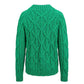 Green Cotton Men's Sweater