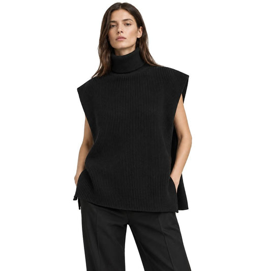 Black Cashmere Waistcoat