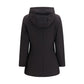 Black Polyester Parka