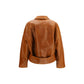 Brown Calf Leather Bos Taurus Leather Jacket