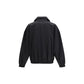 Black Cotton Full-Length Jacket