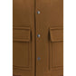 Brown Wool Oves Aries Bomber