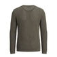 Green Cotton Men Sweater