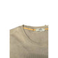 Beige Cotton Men Sweater