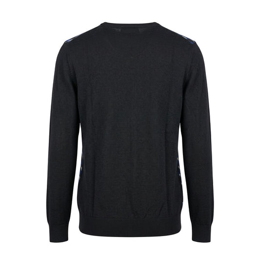 Blue Wool Men's Sweater