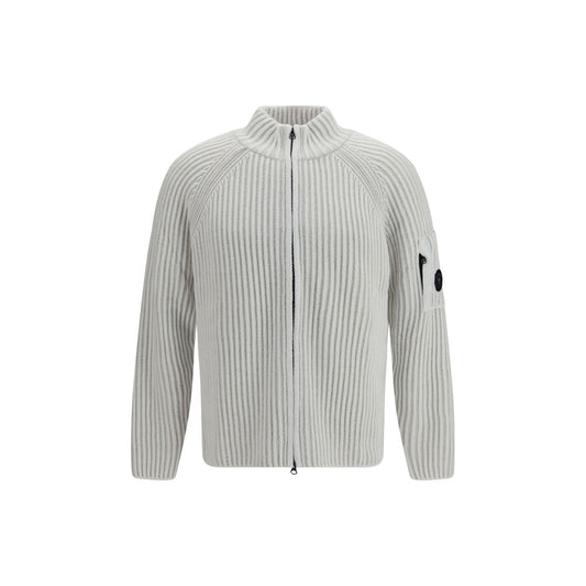 White Polyamide Cardigan