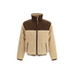 Beige Polyester Full-Length Jacket