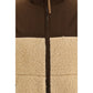Beige Polyester Full-Length Jacket