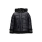 Black Polyamide Full-Length Jacket