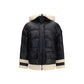Black Polyamide Full-Length Jacket