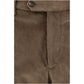 Brown Cotton Two-Piece Suit