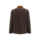Brown Wool Oves Aries Full-Length Jacket