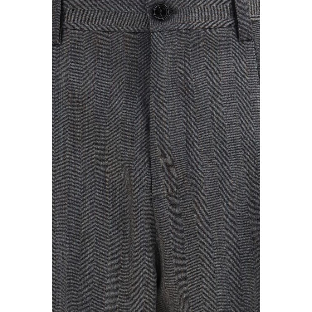 Gray Wool Oves Aries Dress Pants